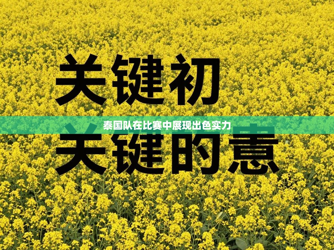 开云体育入口网址-泰国队在比赛中展现出色实力  第3张