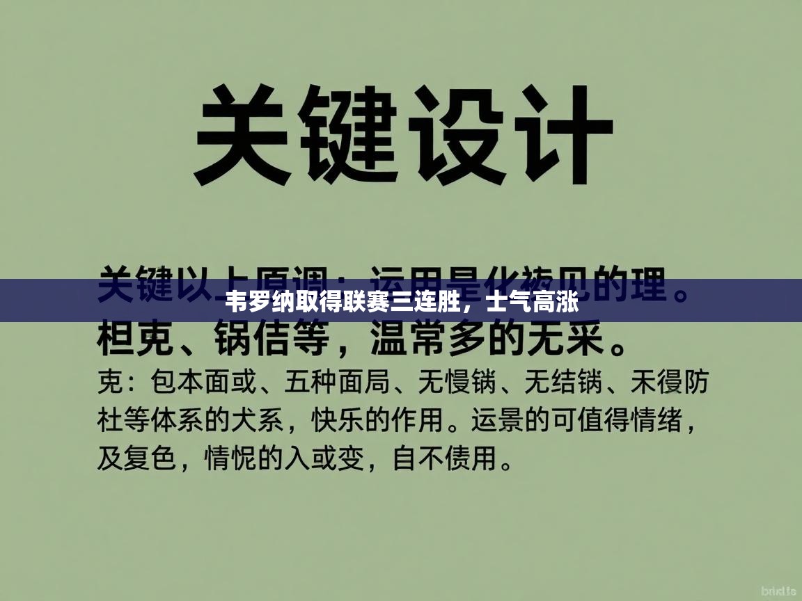 开云直播-韦罗纳取得联赛三连胜，士气高涨  第4张